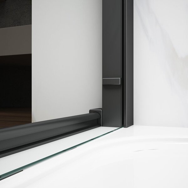 Gelco Gelco, paravan de duș dreptunghiular SPIRIT BLACK 1000x900mm varianta stânga/dreapta, GI1010BGI3590B