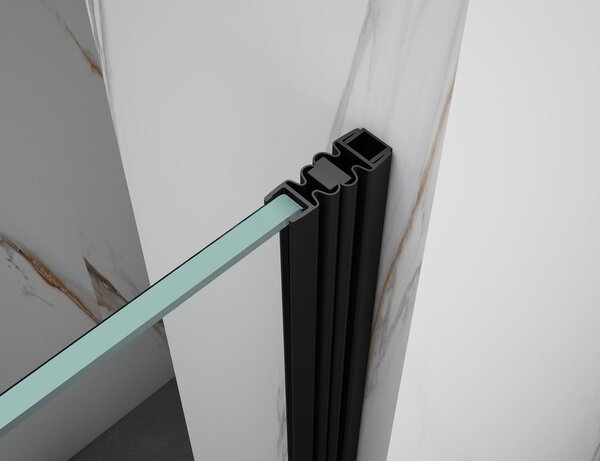 Gelco Gelco, paravan de duș dreptunghiular SPIRIT BLACK 1000x900mm varianta stânga/dreapta, GI1010BGI3590B
