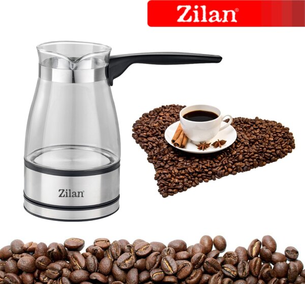 Ibric electric Zilan ZLN8122, transparent, putere 800W, capacitate 500 ml, sticla