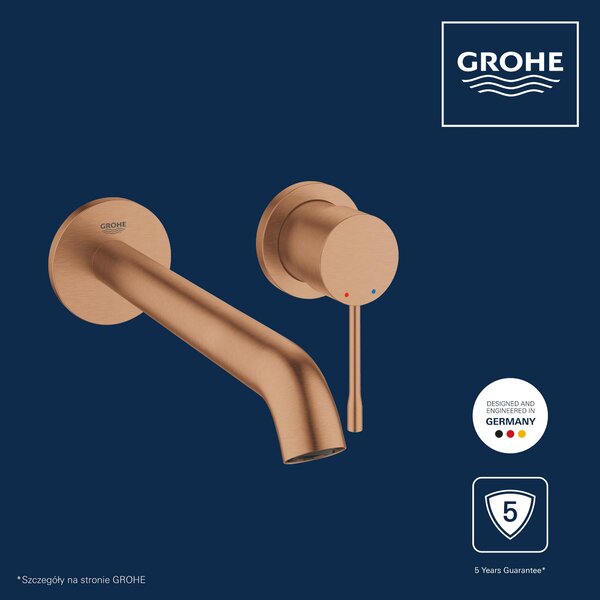 Grohe Essence New baterie lavoar ascuns Brushed Warm Sunset 19967DL1