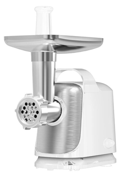 Masina de tocat Floria ZLN7966 Alb, putere 1300W, doua site, functie de revers, lama din otel