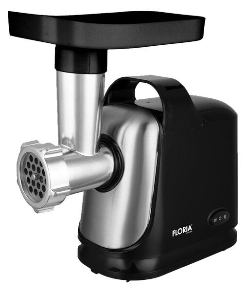 Masina de tocat Floria ZLN7965 Neagra, putere 1300W, doua site, functie de revers, lama din otel