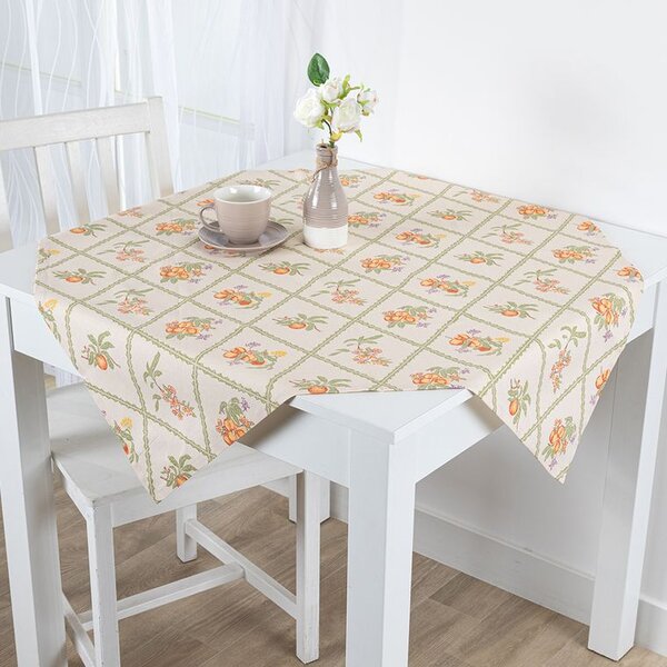 Față de masă centrală cu imprimeu VINTAGE HARVEST 85 x 85 cm