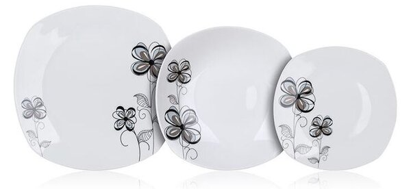 Set farfurii din porţelan FLOREA 18 buc
