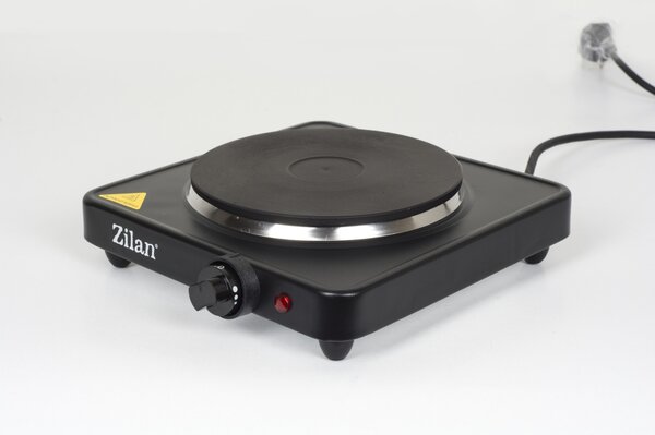 Plita electrica Zilan ZLN2174, 1500W, 1 arzator, 5 trepte de putere, 26 x 26 x 9.5 cm