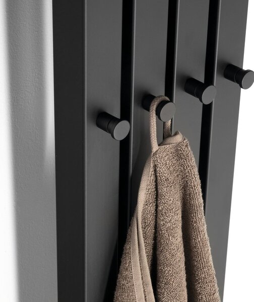 Sapho Sapho, calorifer LETIZIA 190x1800 mm, negru mat, IR247B