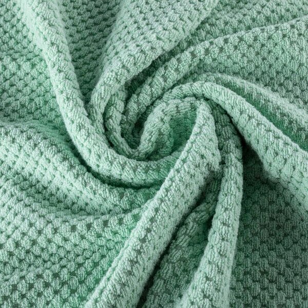 Set de 2 prosoape de baie din frotir MODENA verde 70 x 140 cm
