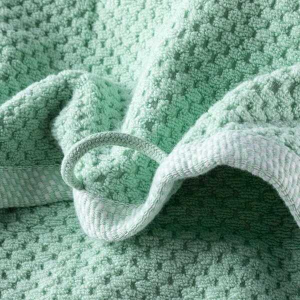 Set de 2 prosoape de baie din frotir MODENA verde 70 x 140 cm