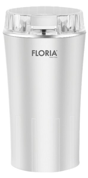 Rasnita de cafea Floria ZLN2398, Putere 350W, Capacitate 250ml, 60g, Lame din otel inoxidabil, Alb