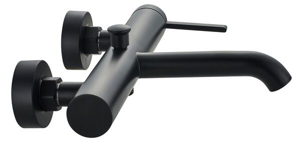 Invena Dropia, baterie de cadă cu montare pe perete, negru mat, INV-BW-15-004-J