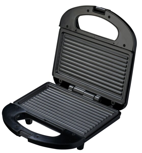 Sandwich Maker Floria ZLN0829, Putere 750W, Placa de tip grill, Antiaderenta, indicator luminos, Negru