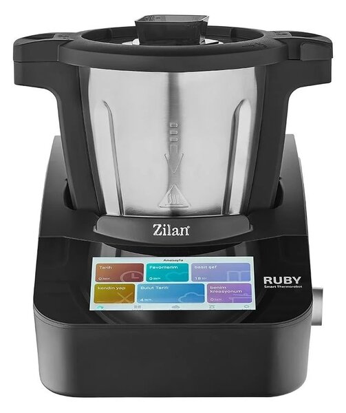 Robot de bucatarie Zilan ZLN9341 RUBY multifunctional Thermorobot, 1700W, 4.7L, Ecran color TFT cu touchscreen de 7 inch, 18 Functii, WiFi, Aplicatie mobila