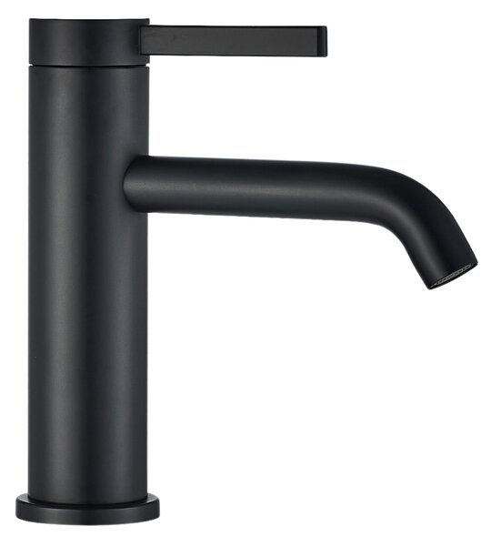 Invena Dropia, baterie lavoar, h-162, negru mat, INV-BU-15-004-J