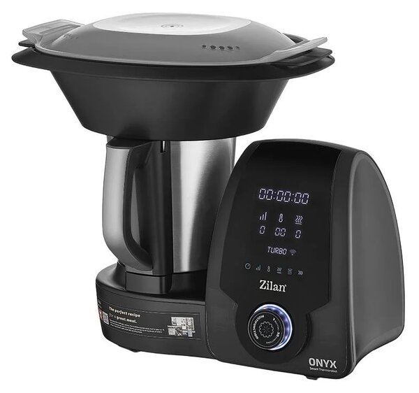 Robot de bucatarie Zilan ZLN9334 ONYX multifunctional Thermorobot, 1700W, Capacitate 3.3L, 30 de functii, Afisaj digital LED, aplicatie mobil