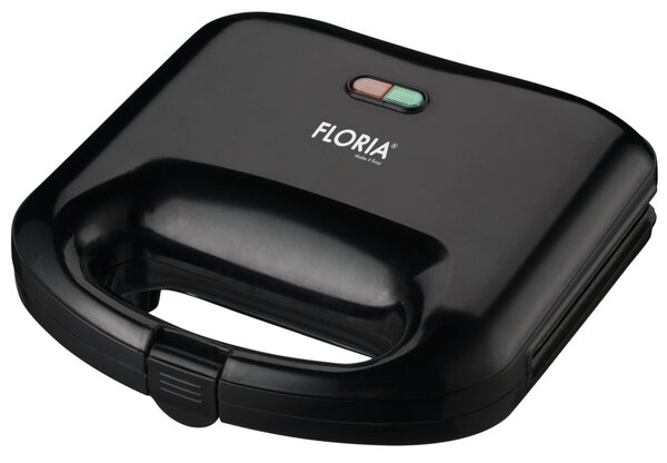 Sandwich-maker Floria ZLN4304, Negru, 750 W, Placi antiaderente model triunghi