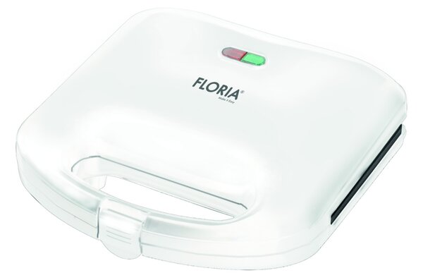 Sandwich-maker Floria ZLN4305, Alb, 750 W, Placi antiaderente model triunghi