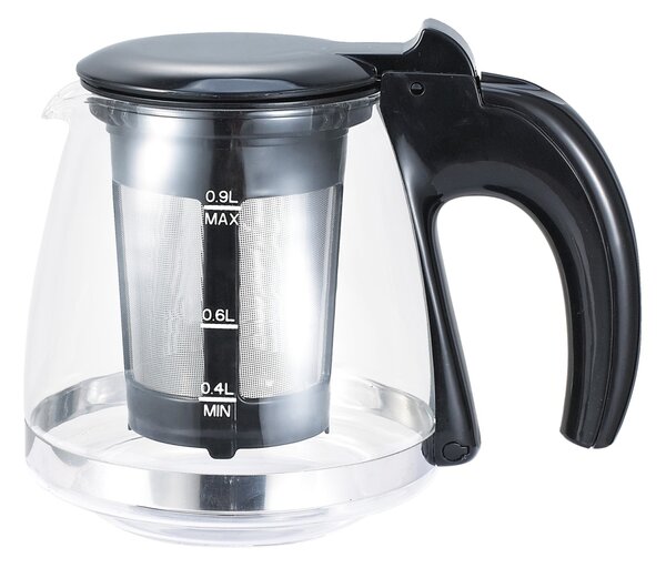 Set fierbator electric+ceainic FLORIA ZLN3581,Inox Negru Putere 2200W