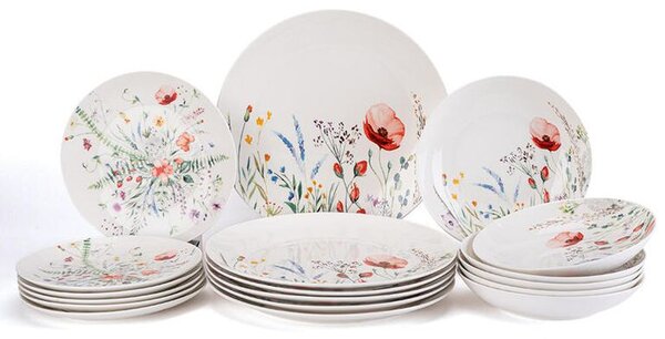 Set farfurii porțelan MAC 18 buc