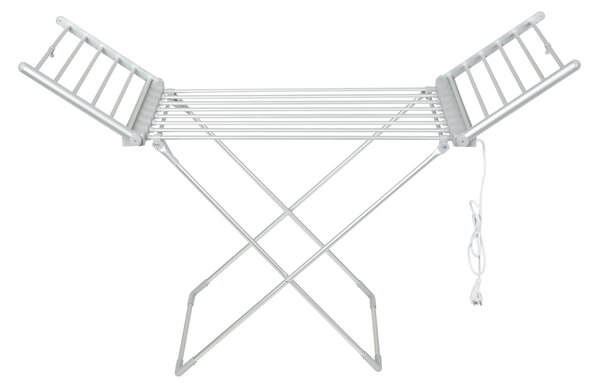Uscator de rufe electric Zilan ZLN2060, suprafata 12m, inaltime ajustabila, aluminiu inoxidabil, pliabil, 230W