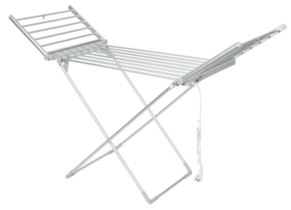 Uscator de rufe electric Zilan ZLN2060, suprafata 12m, inaltime ajustabila, aluminiu inoxidabil, pliabil, 230W