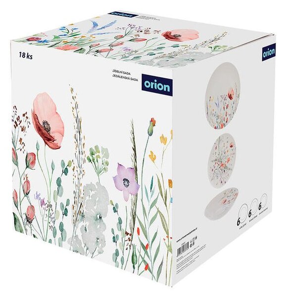 Set farfurii porțelan MAC 18 buc