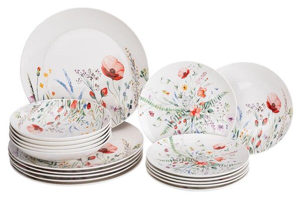 Set farfurii porțelan MAC 18 buc