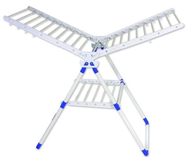 Uscator rufe pliabil ZILAN MARRONE ZLN6072, fabricat din plastic, suprafata utilizabila 18 m