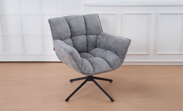Scaun Living Rotativ LCM0106AS Gri