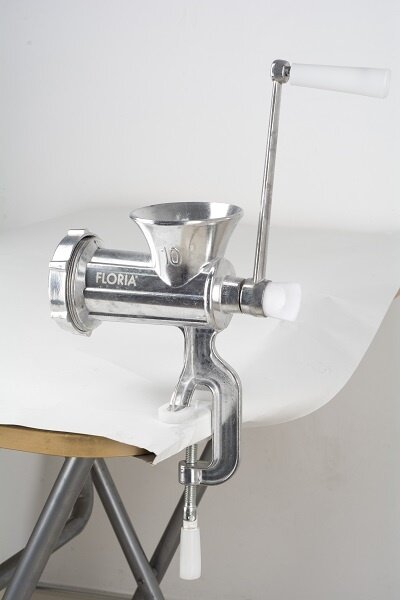Masina de tocat carne manuala Floria ZLN2553, aluminiu