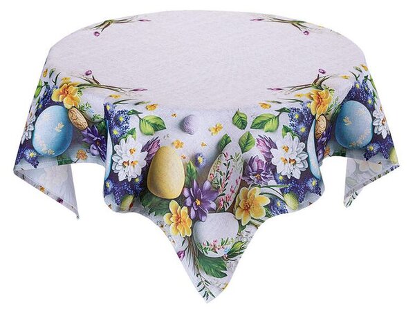 Față de masă centrală cu imprimeu OUĂ DE PAȘTE 85 x 85 cm