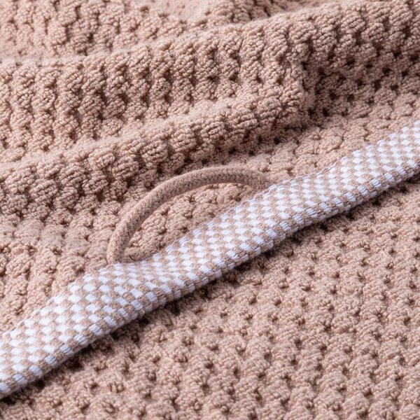 Set de 2 prosoape de baie din frotir MODENA latté 70 x 140 cm