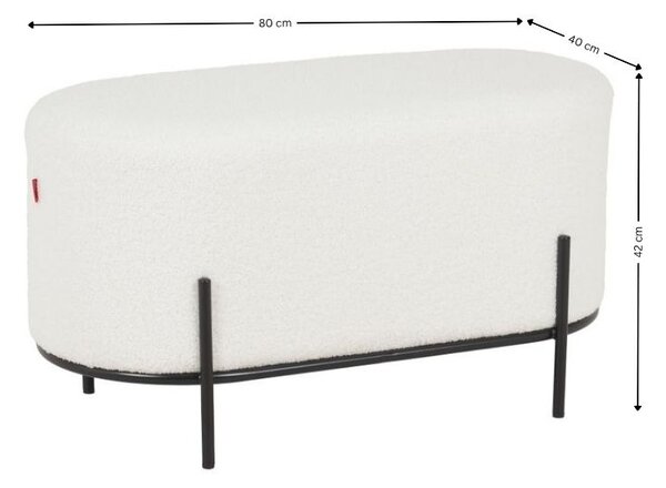 Taburet KJP246, Alb