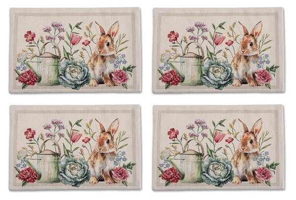 Suporturi de masă din gobelin GARDENIA, set 4 buc