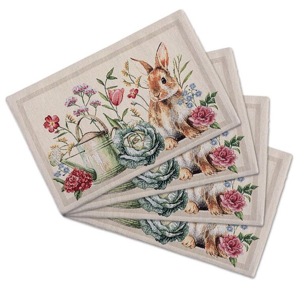 Suporturi de masă din gobelin GARDENIA, set 4 buc