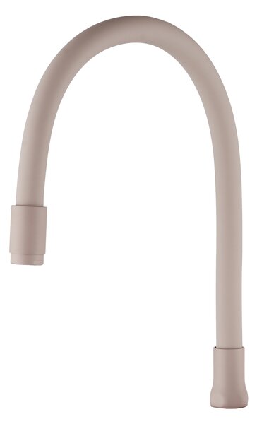 Invena Pogo, pipă flexibilă cu 1 funcție pentru baterie de lavoar, bej, INV-SC-B1-228-L