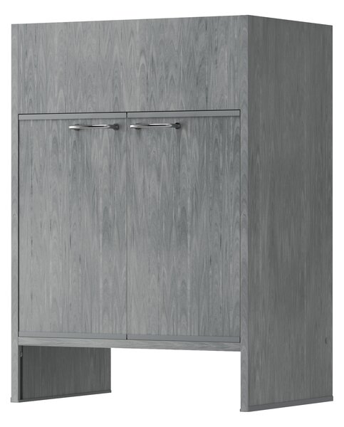 Gamma Selva, mobilier chiuvetă 572×380×798 mm, PVC, gri, GMA-SZDPCV-G