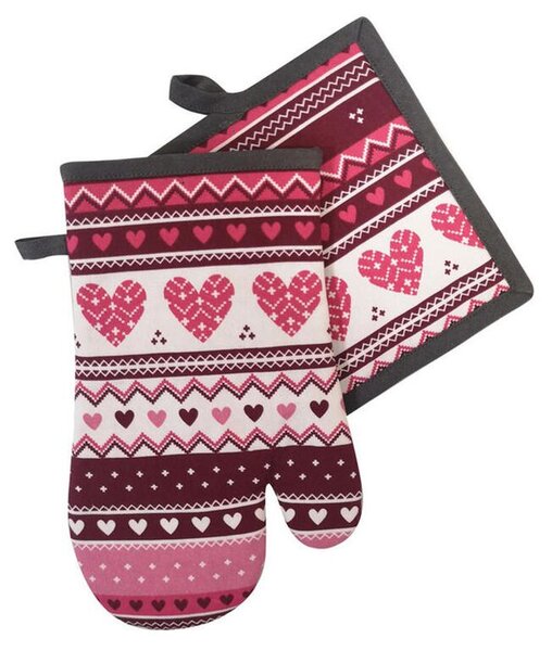 Mănușă de bucătărie și suport VALENTINES