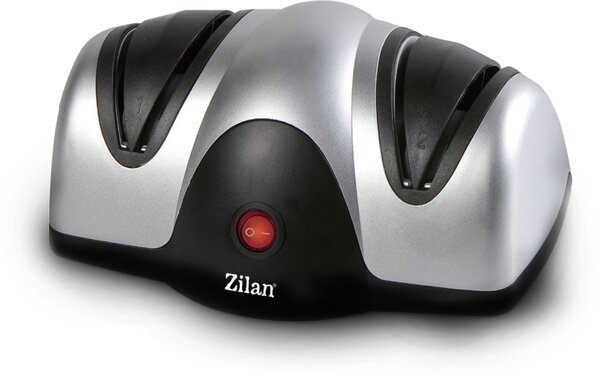 Ascutitor de cutite electric Zilan ZLN2168 Gri, cu doua nivele de ascutire, 40W, usor de curatat