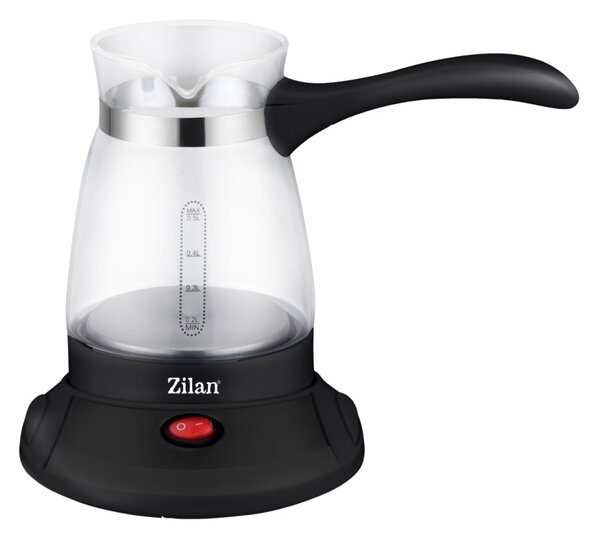 Ibric electric Zilan ZLN4940 Transparent, putere 600W, capacitate 6 cesti, detasabil de baza