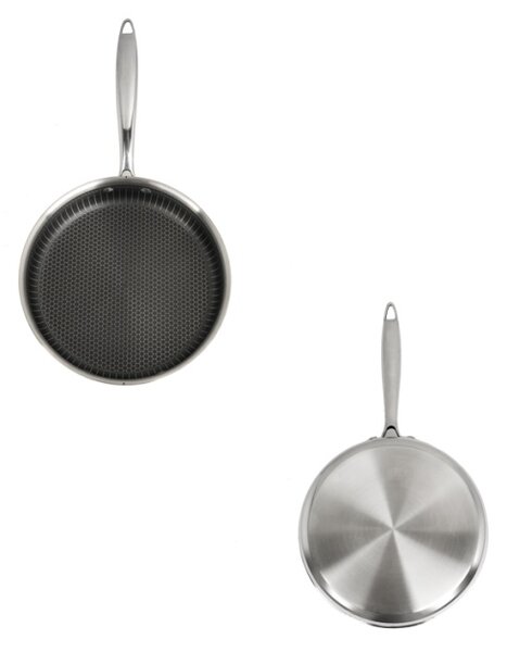 Tigaie inalta Zilan ZLN9679 cu capac tri-ply, inox, antiaderent, protectie la zgarieturi, usor de spalat, 26 cm ,3.2L