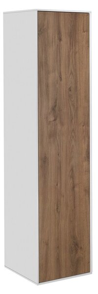 Aqualine Aqualine, Dulap înalt ZANYA 35x140x30cm, alb mat/stejar Emporio, ZA140