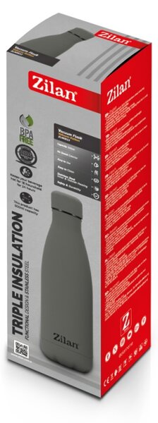 Sticla Termos Zilan ZLN0822 din inox, capacitate 500ml, metine rece pana la 24 ore si cald pana la 18 ore