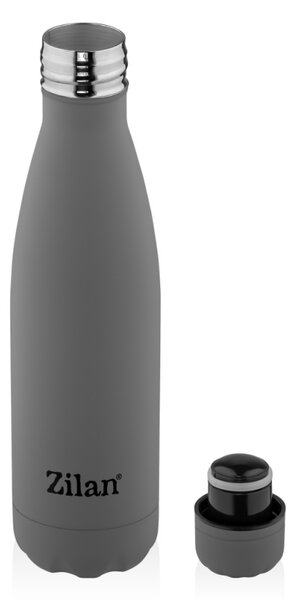 Sticla Termos Zilan ZLN0822 din inox, capacitate 500ml, metine rece pana la 24 ore si cald pana la 18 ore