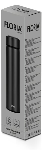 Termos digital Floria ZLN0804 din inox, capacitate 500ml, metine rece pana la 24 ore si cald pana la 18 ore
