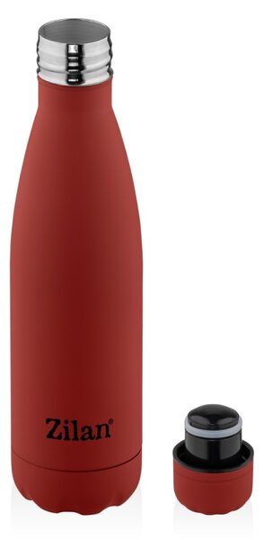 Sticla Termos Zilan ZLN0823 din inox, capacitate 500ml, metine rece pana la 24 ore si cald pana la 18 ore