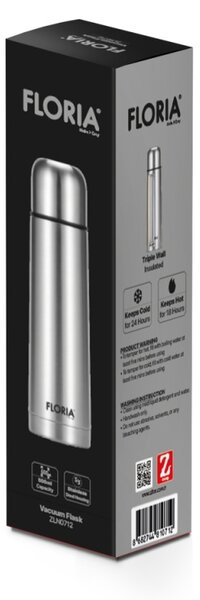 Termos Floria ZLN0712 din inox, capacitate 500ml, metine rece pana la 24 ore si cald pana la 18 ore