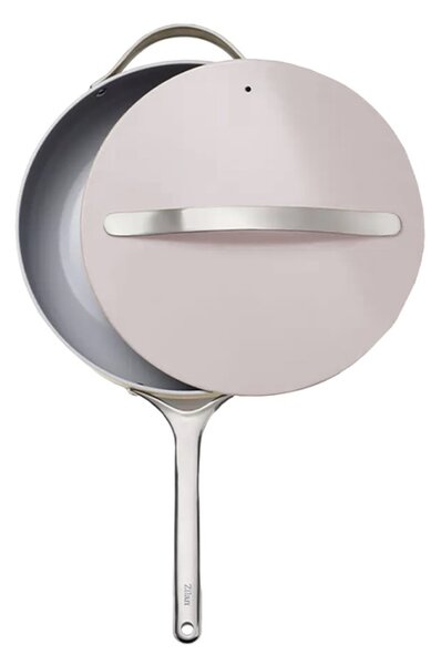 Tigaie inalta cu capac Zilan ZLN0880 din 5 straturi de material, maner inox, 28 cm