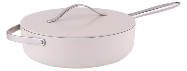 Tigaie inalta cu capac Zilan ZLN0880 din 5 straturi de material, maner inox, 28 cm