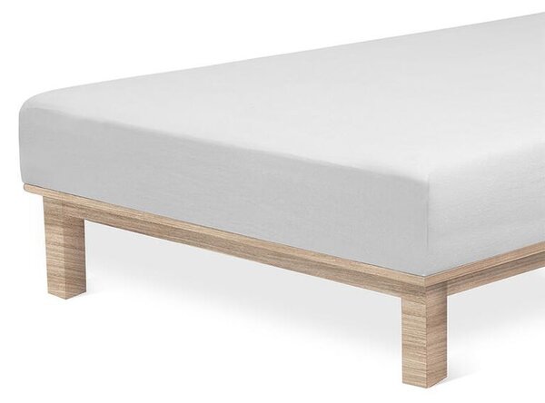 Cearșaf elastic jersey cu elastan gri 90 x 200 cm