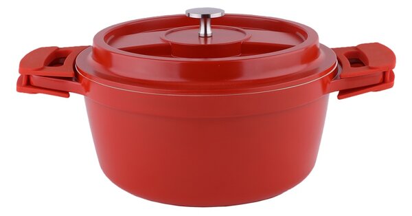 Oala RETRO Zilan ZLN0897 din 5 straturi de material, 24 cm diametru, Capacitate 4L